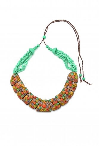 Multicolor Ceramic Necklace